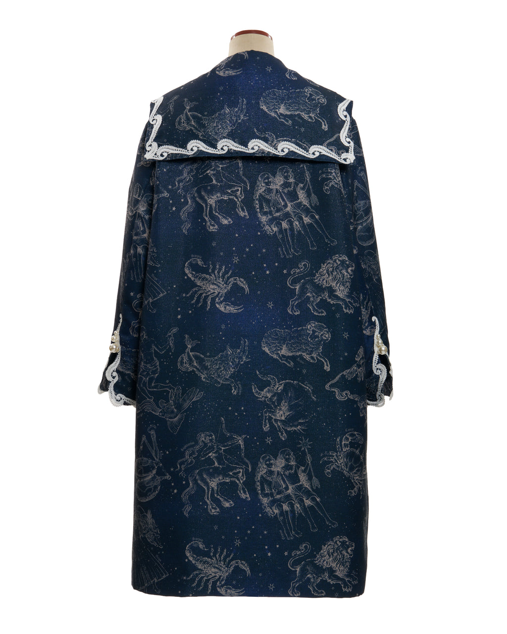 Zodiac sailor collar coat