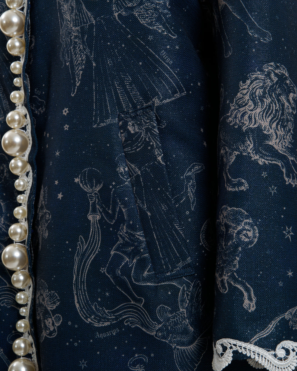 Zodiac sailor collar coat