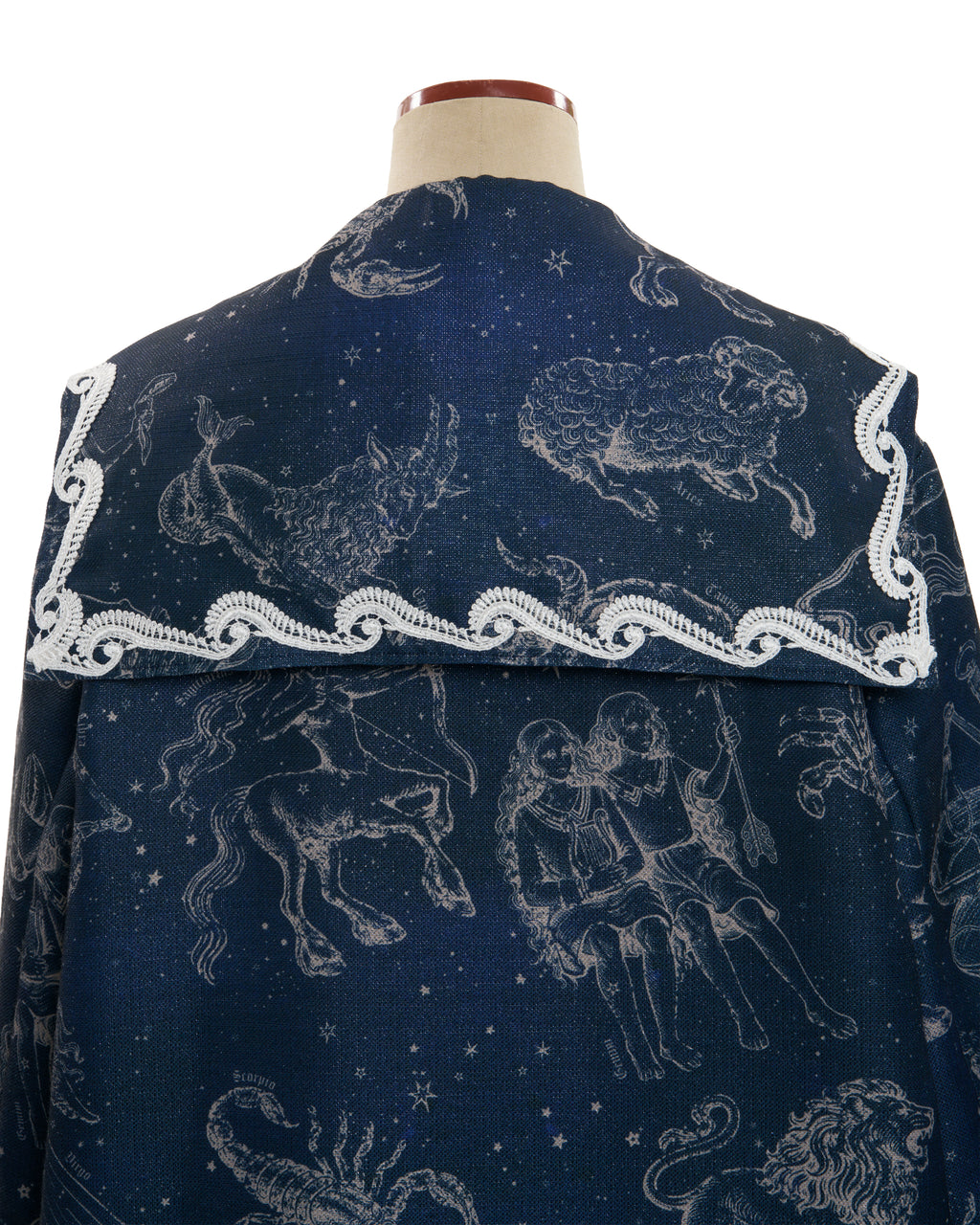 Zodiac sailor collar coat