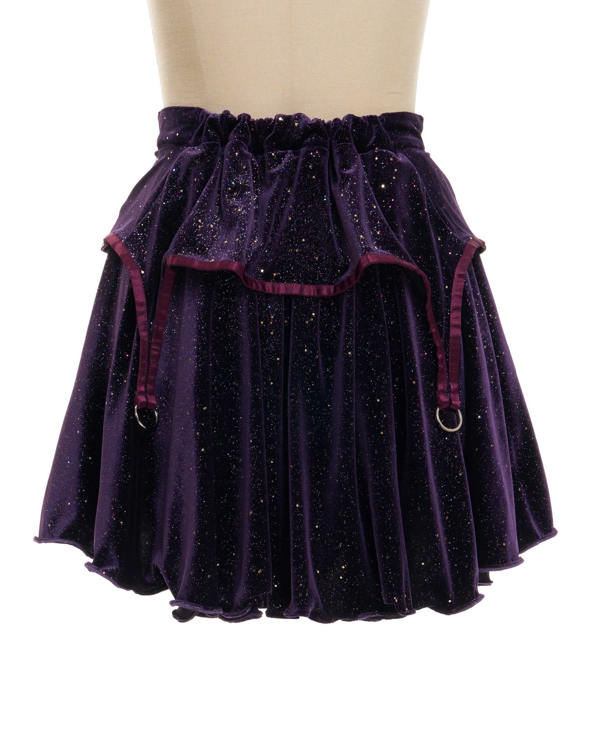 Stardust garter skirt purple