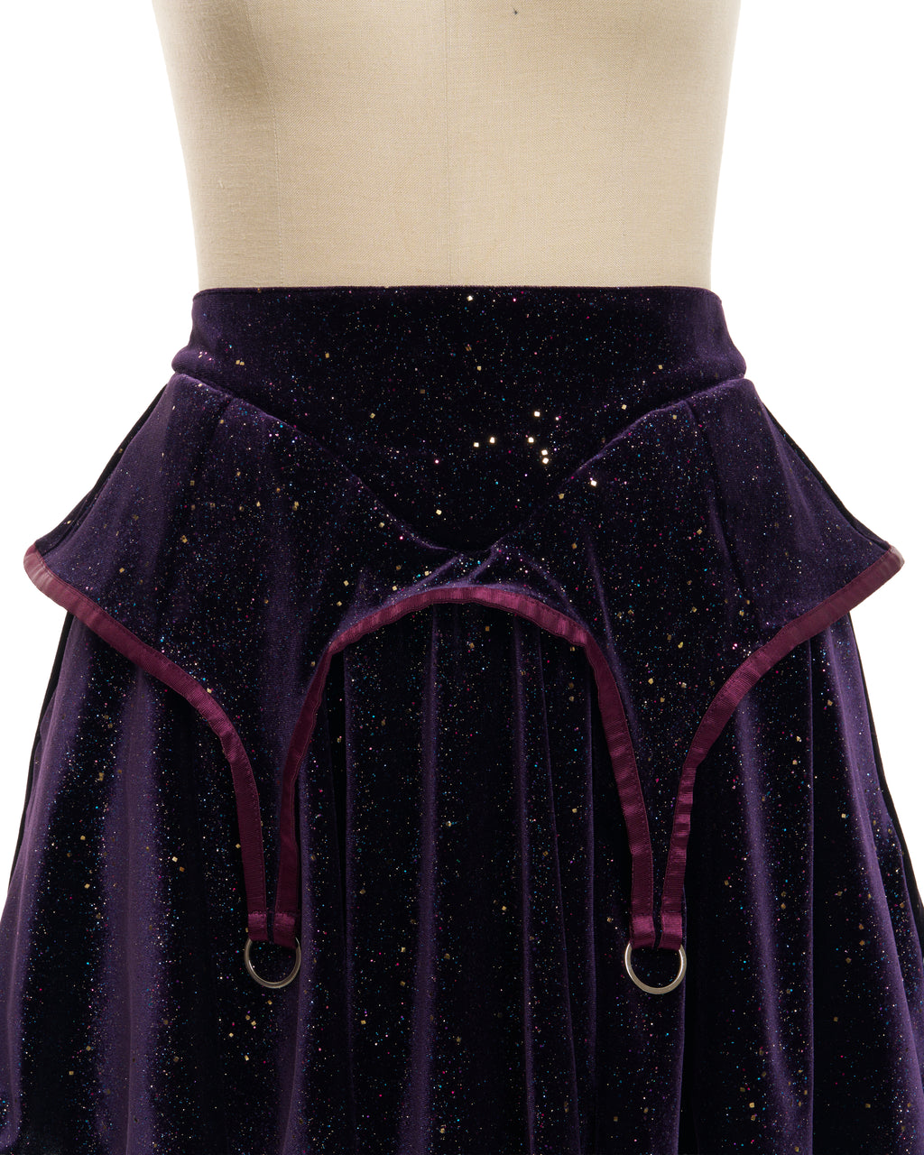 Stardust garter skirt purple