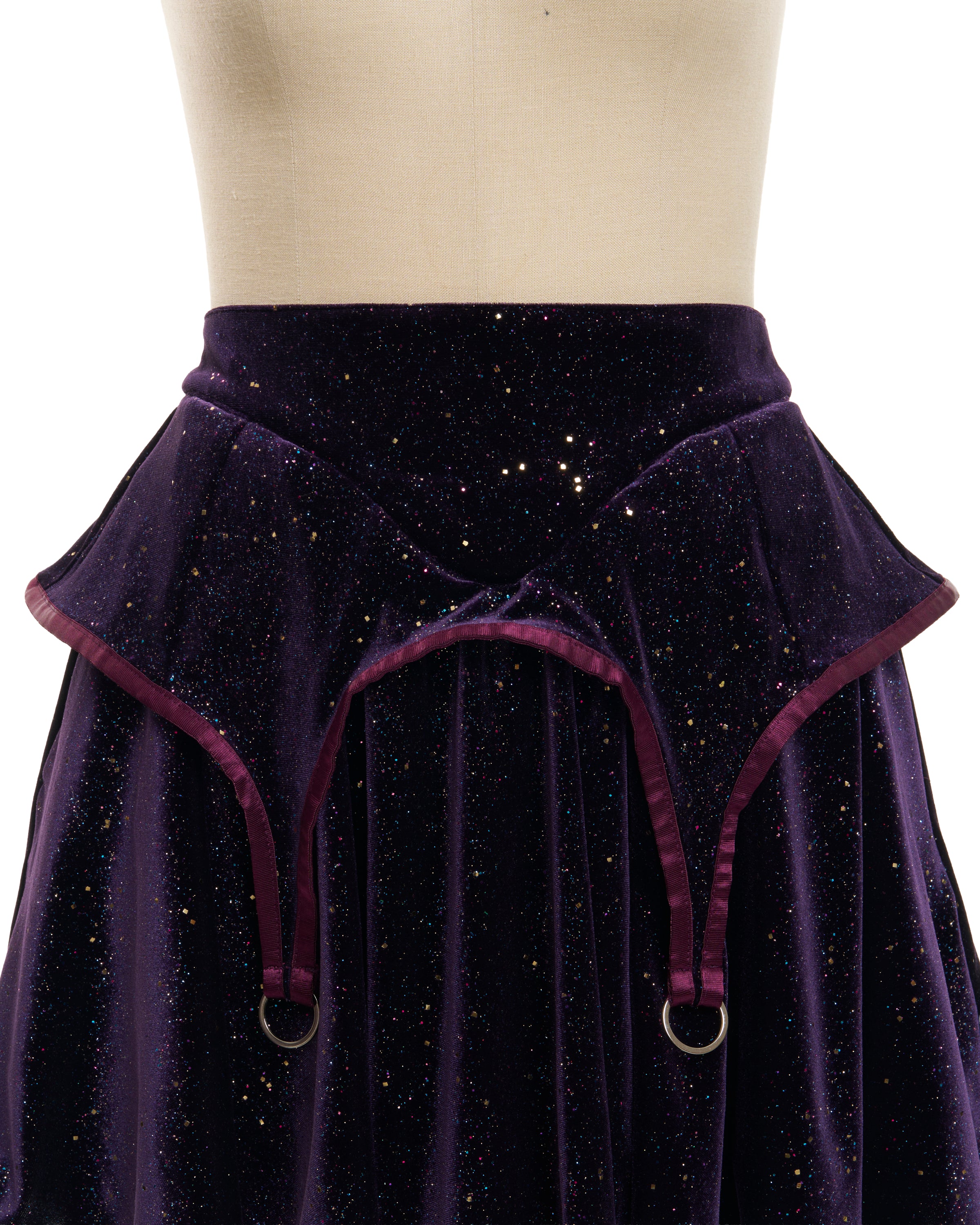 Stardust garter skirt purple