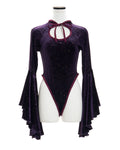 Stardust bodysuit purple
