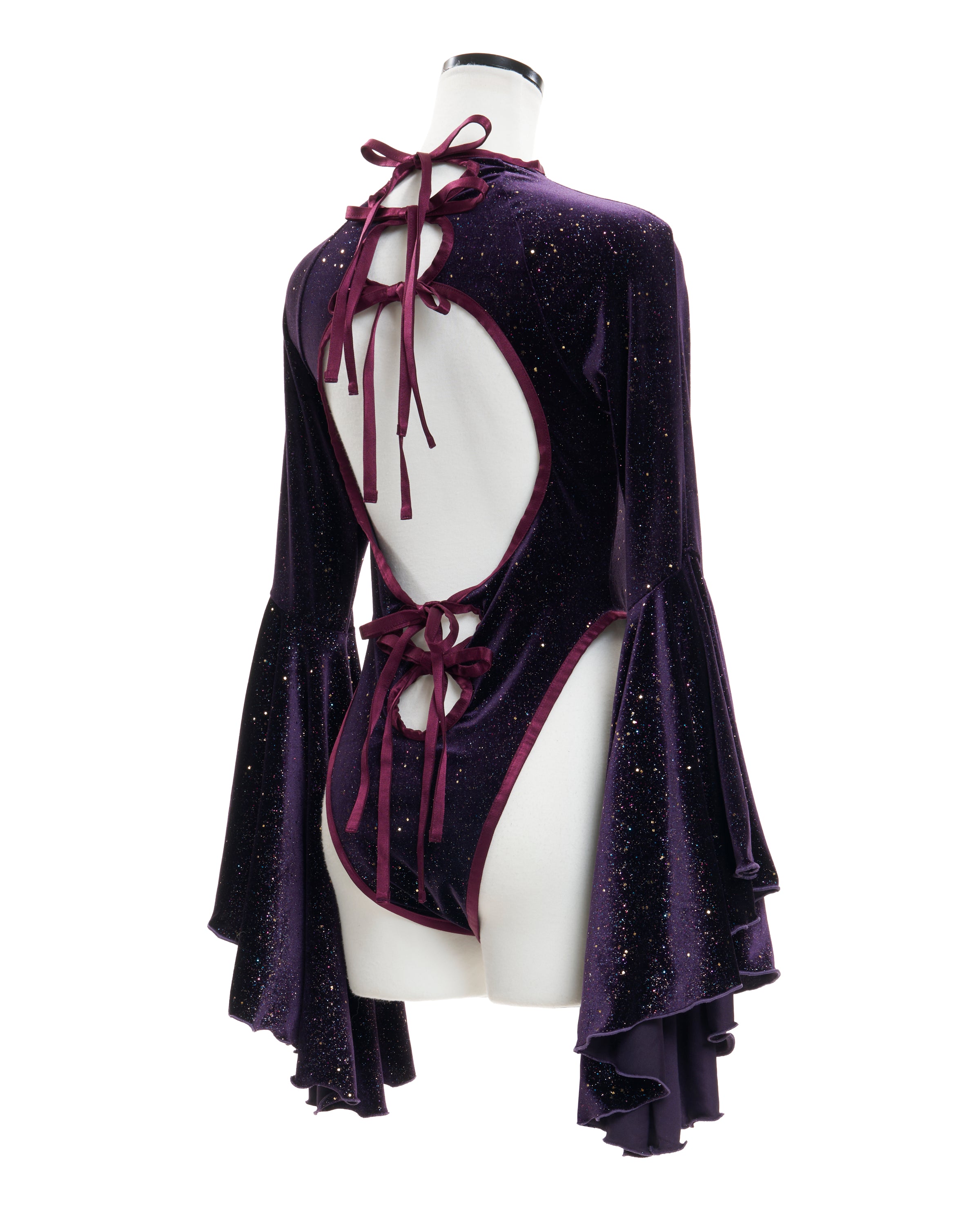 Stardust bodysuit purple