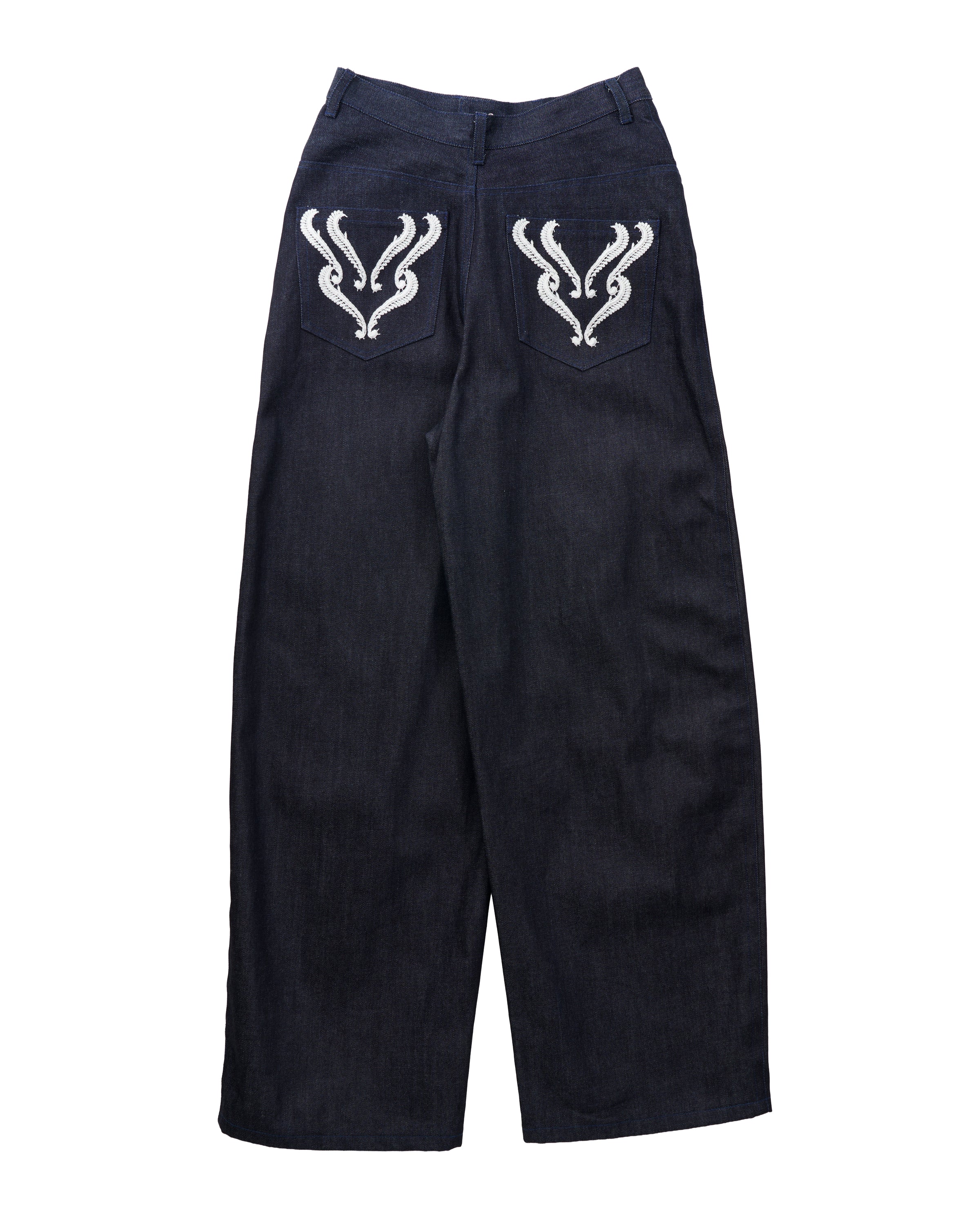 the swan high-rise jeans