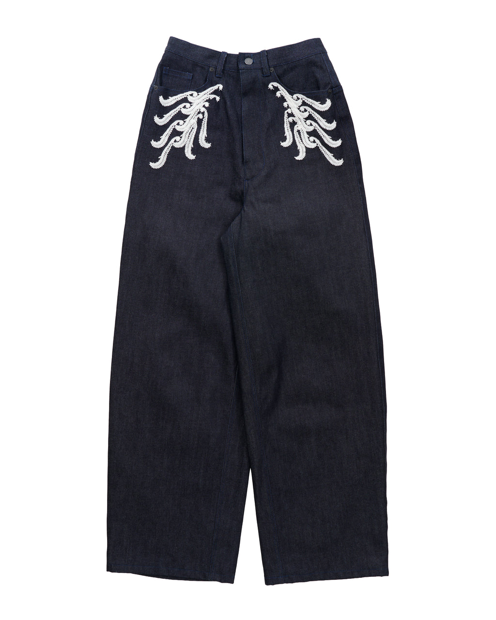 the swan high-rise jeans