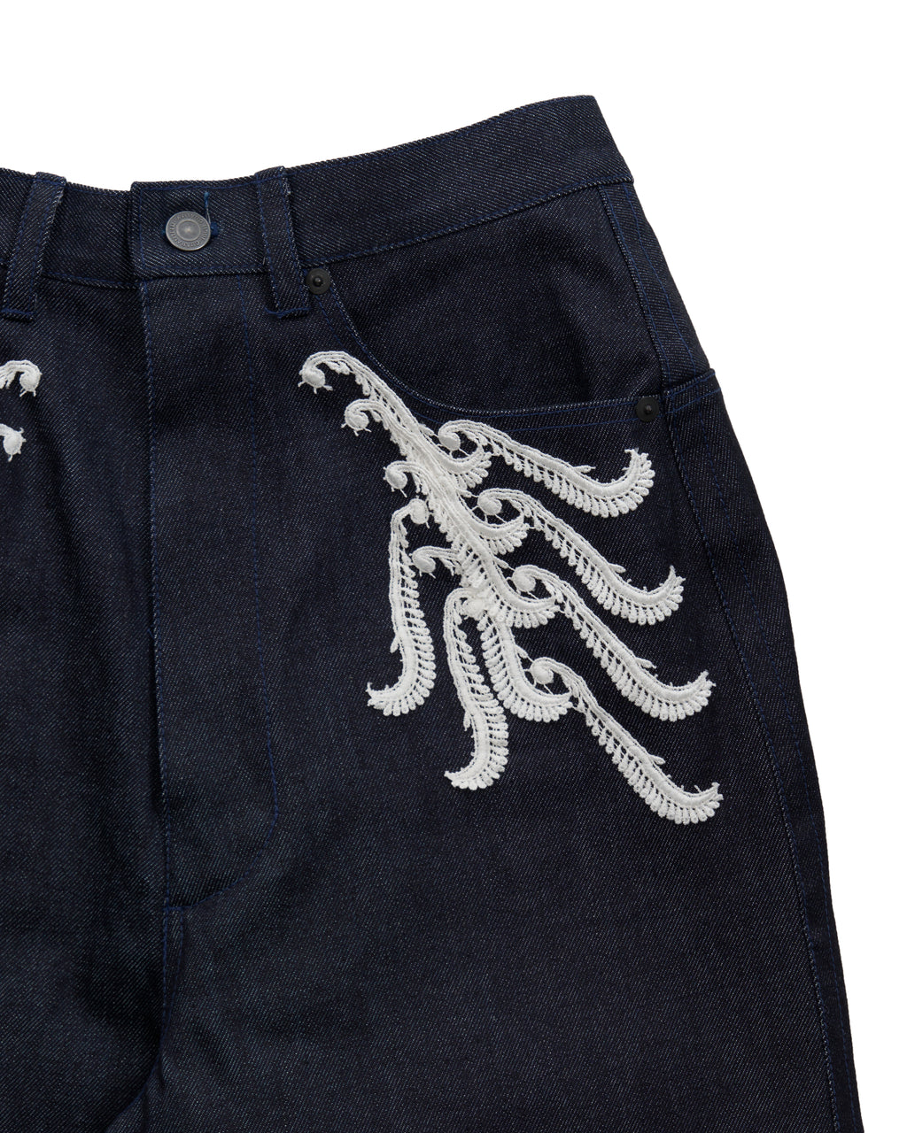 the swan high-rise jeans