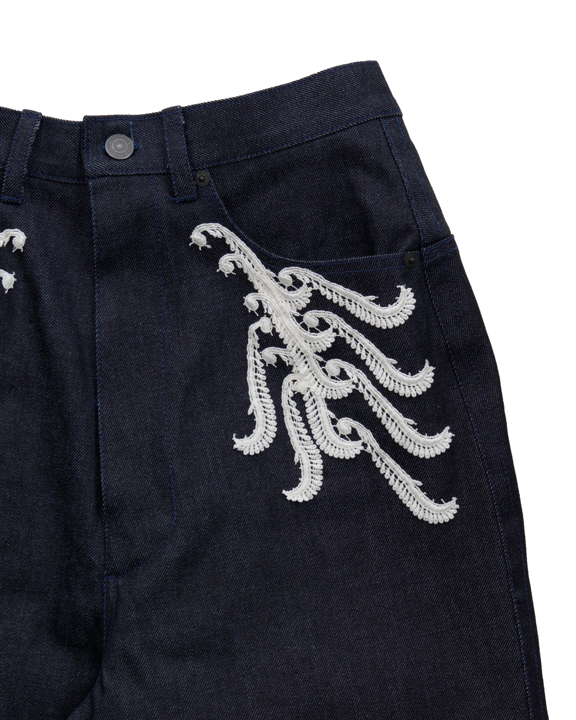the swan high-rise jeans