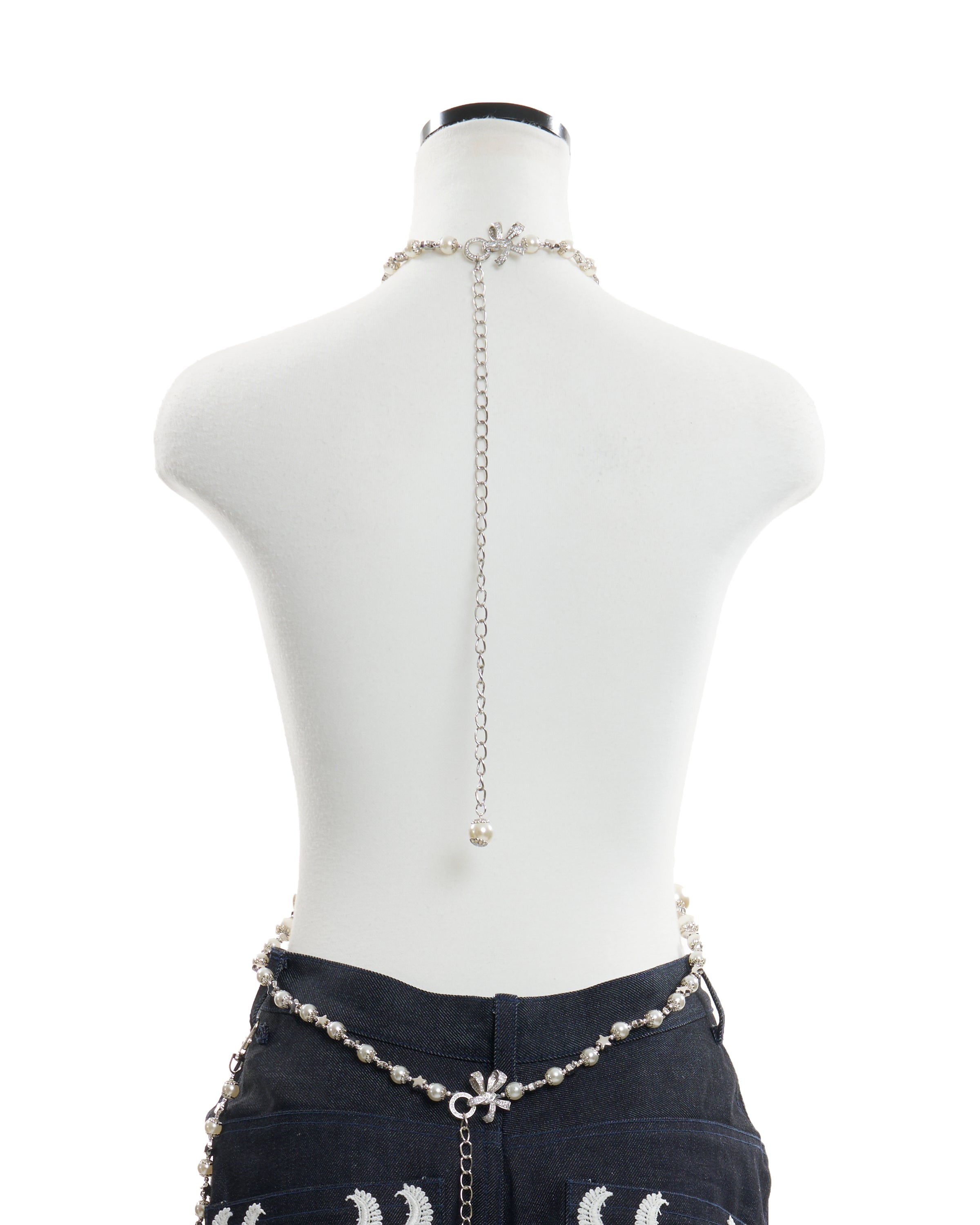 Pearl stars body chain