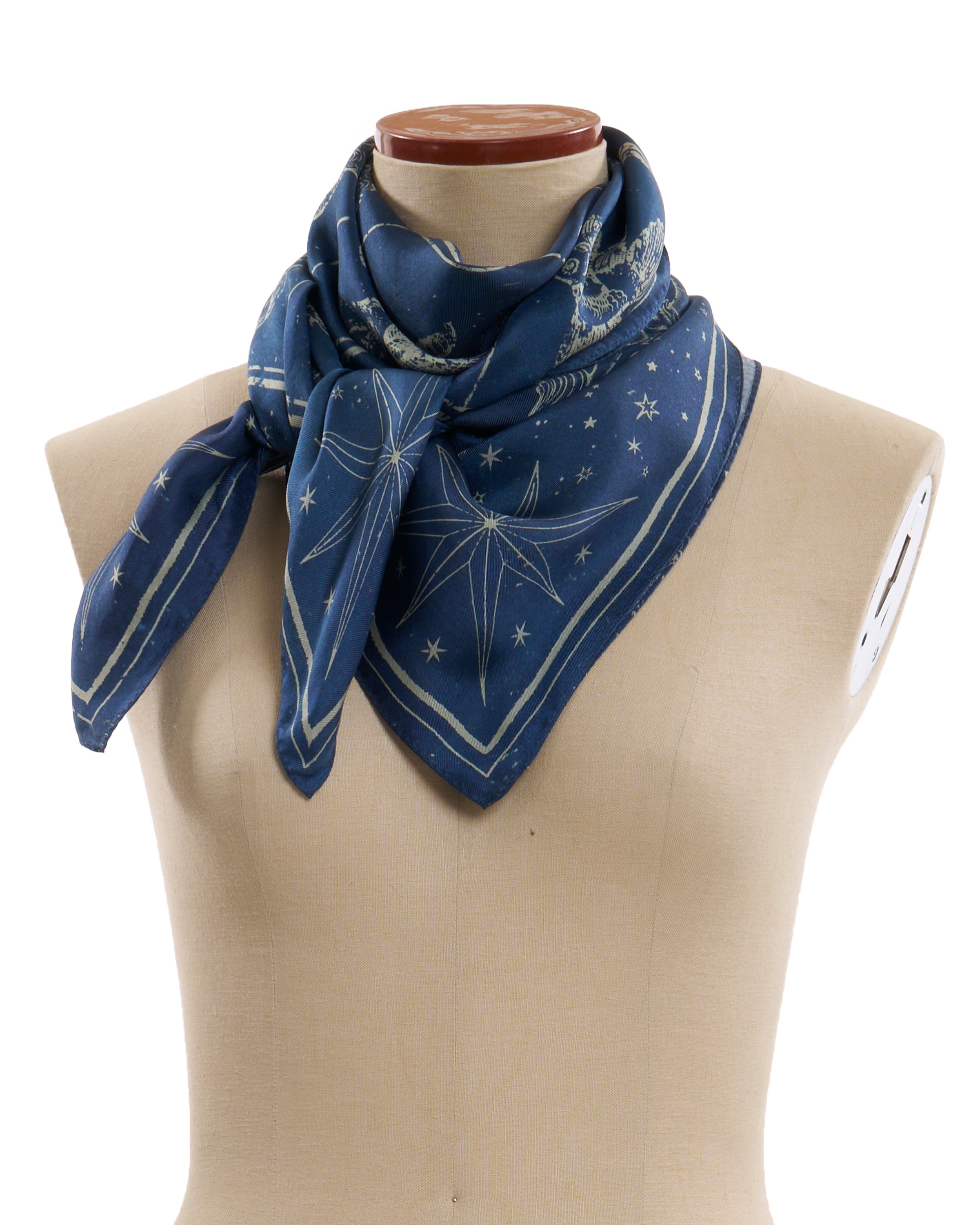 Zodiac silk scarf
