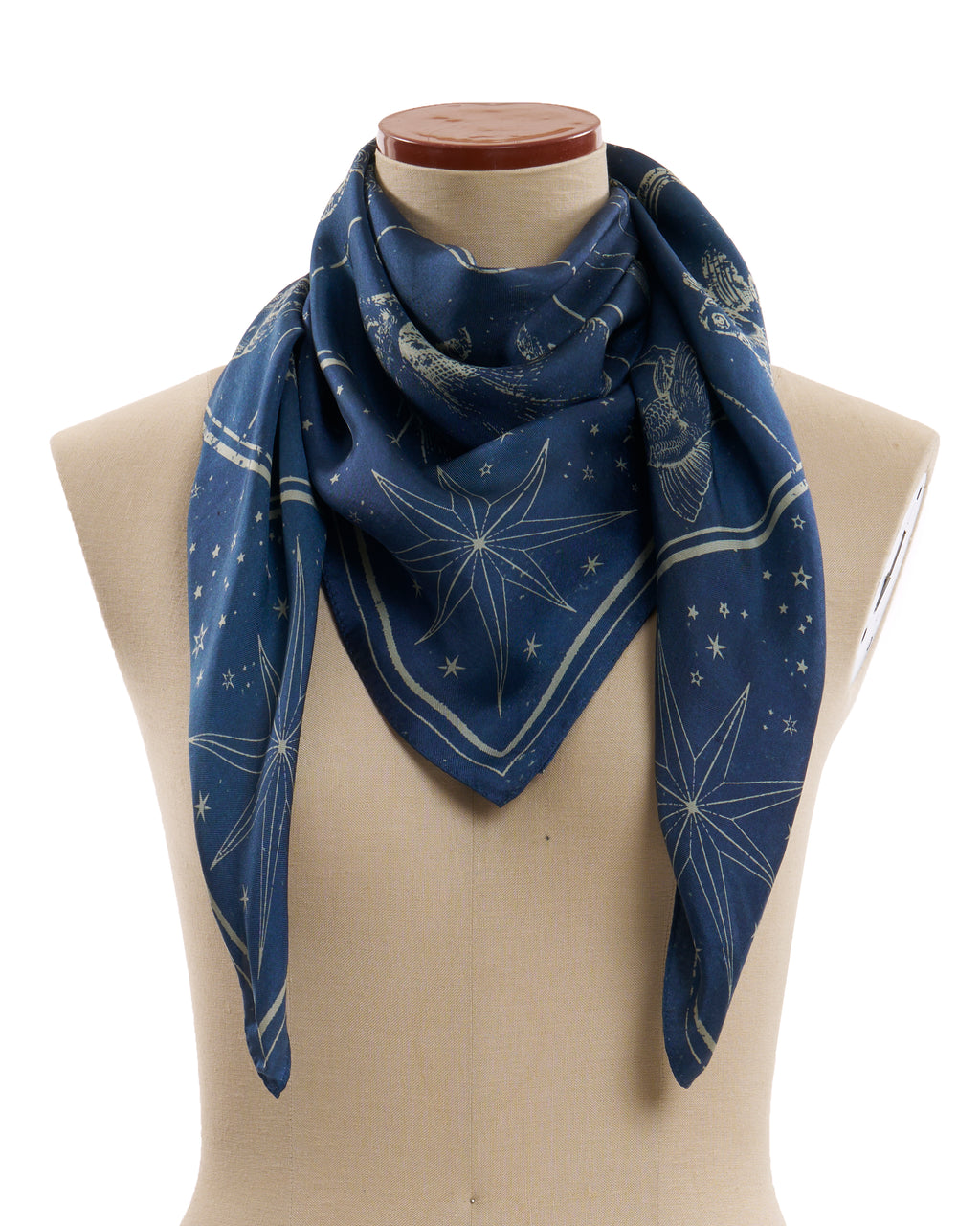 Zodiac silk scarf
