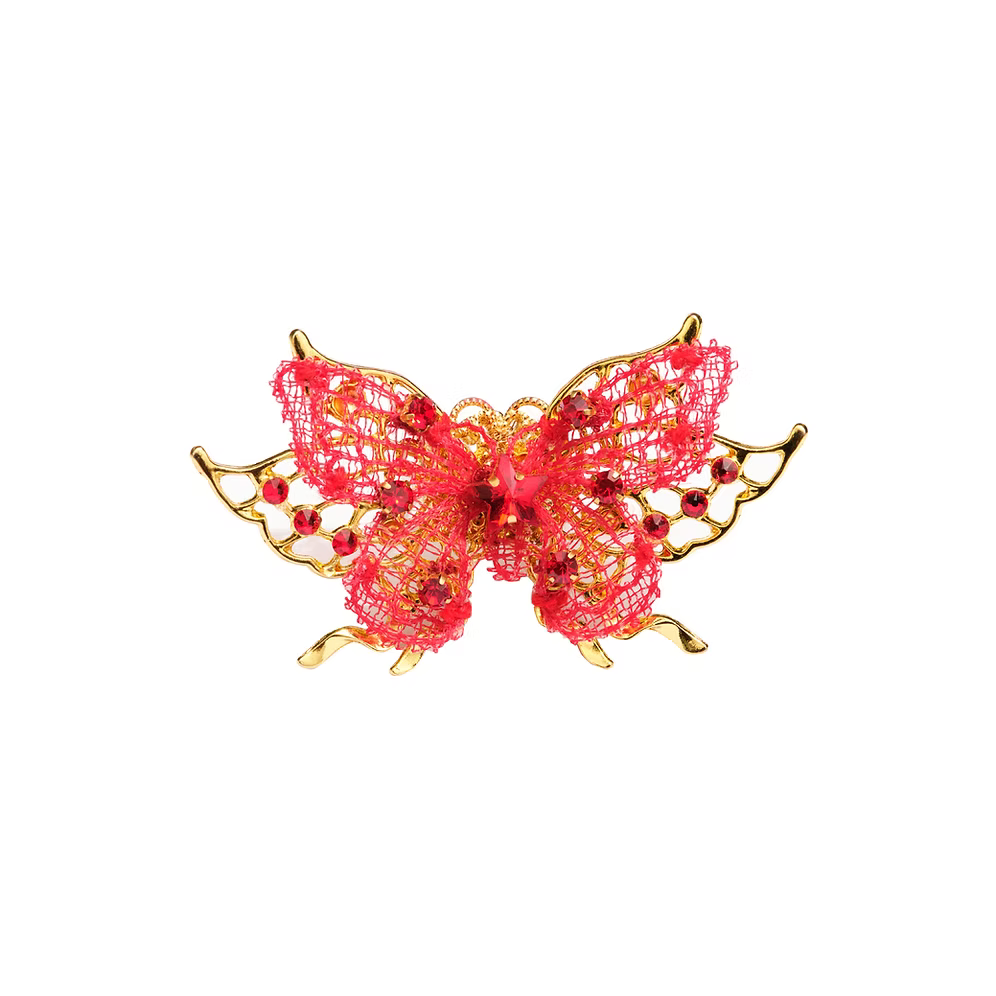 Butterfly ring Red