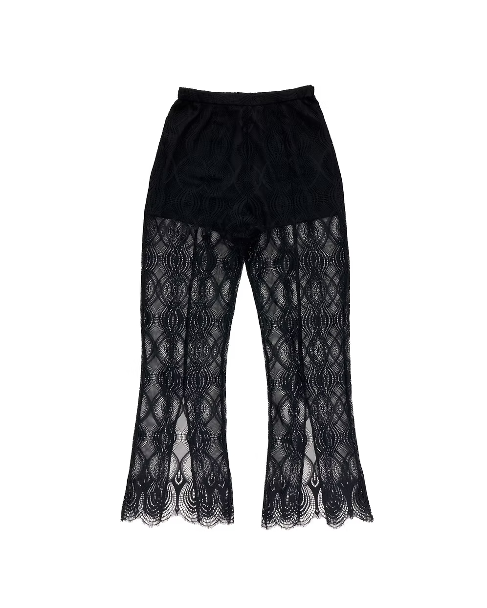 Lace Pants Black